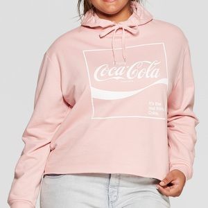 Cola Cola Cropped Hoodie